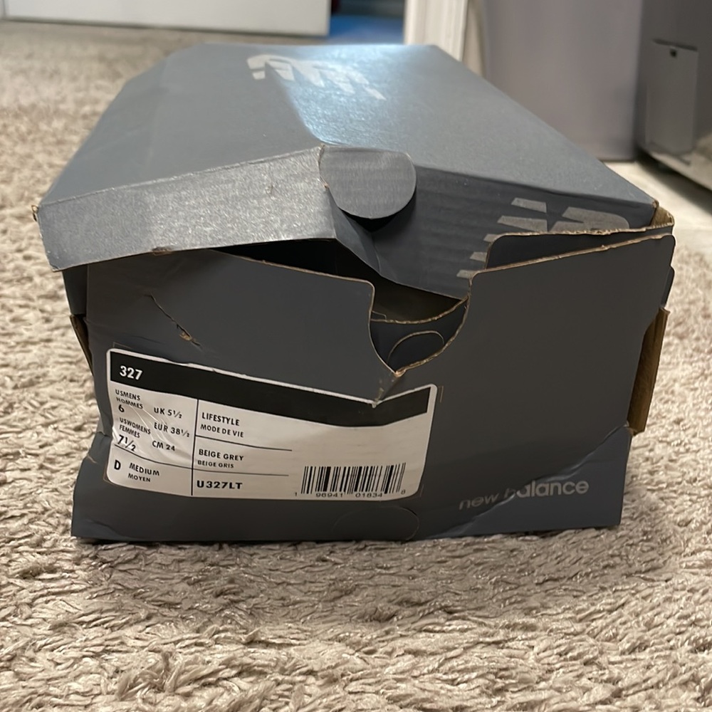 New Balance 327 Moonbeam with Shadow Grey U327LT - Picture 10 of 10